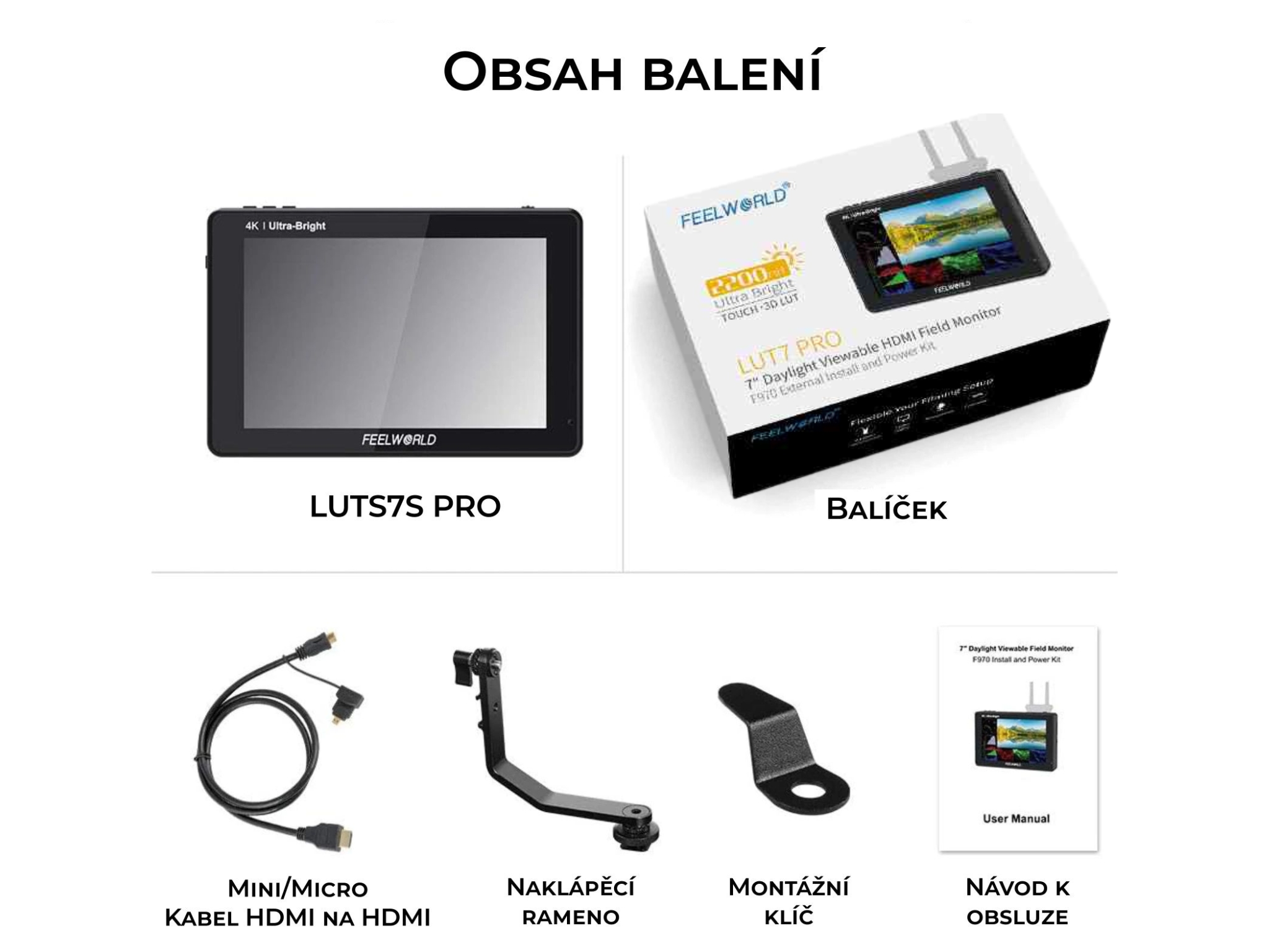 SDI port obsahuje pouze verze LUT7S PRO (2)